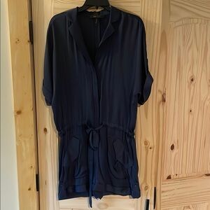 BCBGMaxAzria Navy Jumpsuit